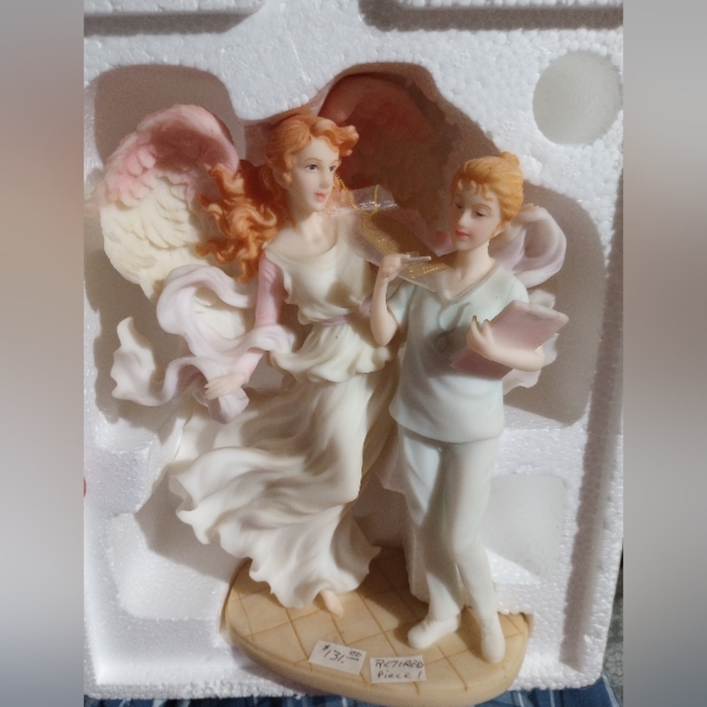 Seraphim Classics "Caring Touch" Angel w Nurse #81802 Roman Inc.